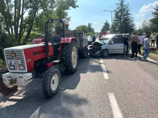 Kastamonu'da traktör kazası: 5 kişi yaralandı