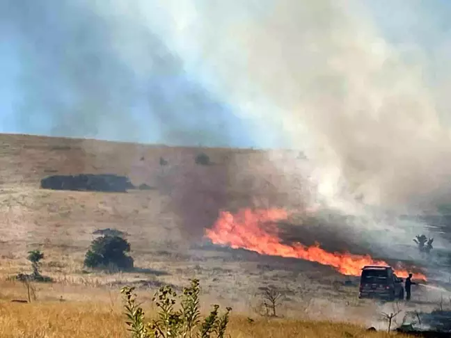 Malatya'da Anız Yangını Kontrol Altına Alındı