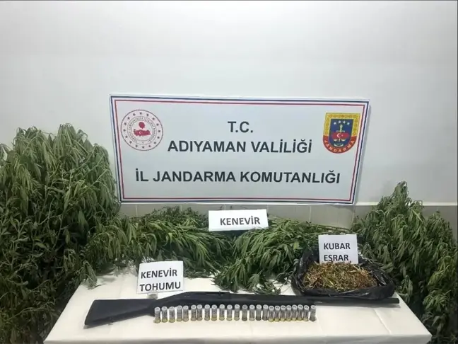 Adıyaman'da Uyuşturucu Operasyonu: 350 Gram Esrar Ele Geçirildi