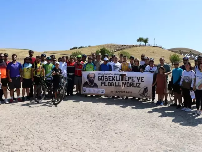 Göbeklitepe'yi gün yüzüne çıkaran Prof. Dr. Klaus Schmidt anısına bisiklet etkinliği düzenlendi