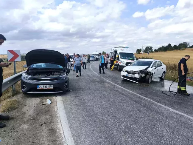 Tekirdağ Malkara'da trafik kazası: 5 kişi yaralandı