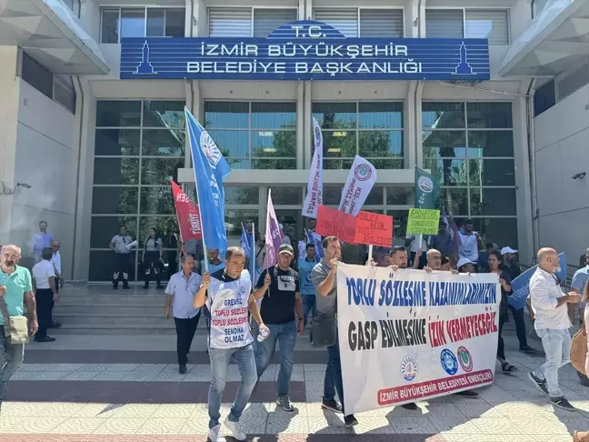 İzmir Büyükşehir Belediyesi İş Bırakma Eylemi