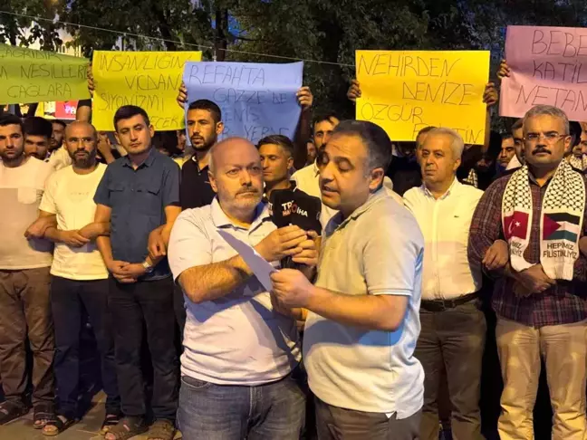 Adıyaman'da İsmail Heniye'nin suikast sonucu şehit edilmesi protesto edildi