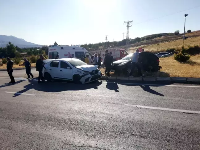 Elazığ'da trafik kazası: 1 kişi yaralandı