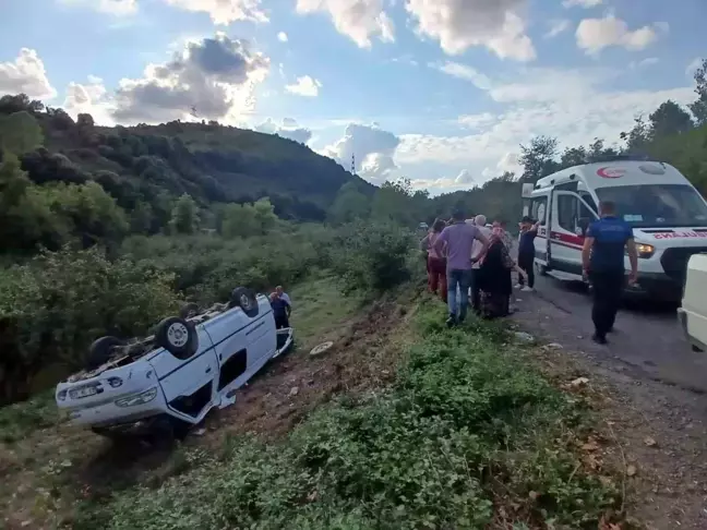 Zonguldak'ta trafik kazası: 2 kişi yaralandı