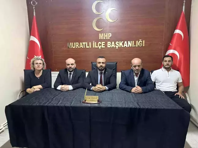 Tekirdağ'ın Muratlı ilçesinde MHP İlçe Başkanı değişti