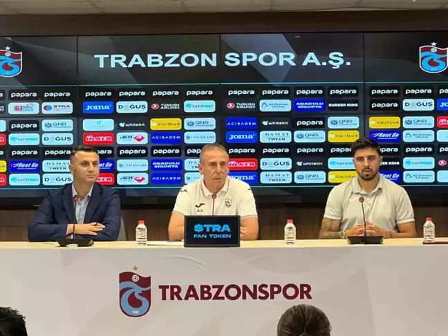 Trabzonspor Teknik Direktörü Abdullah Avcı, Rapid Wien karşısında avantajlı skor elde etmek istiyor