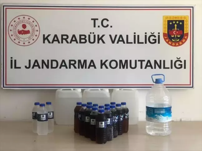 Karabük'te sahte içki operasyonunda 1 şüpheli gözaltına alındı