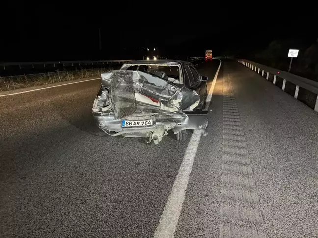 Yozgat'ta minibüs ve otomobil çarpıştı: 4 yaralı