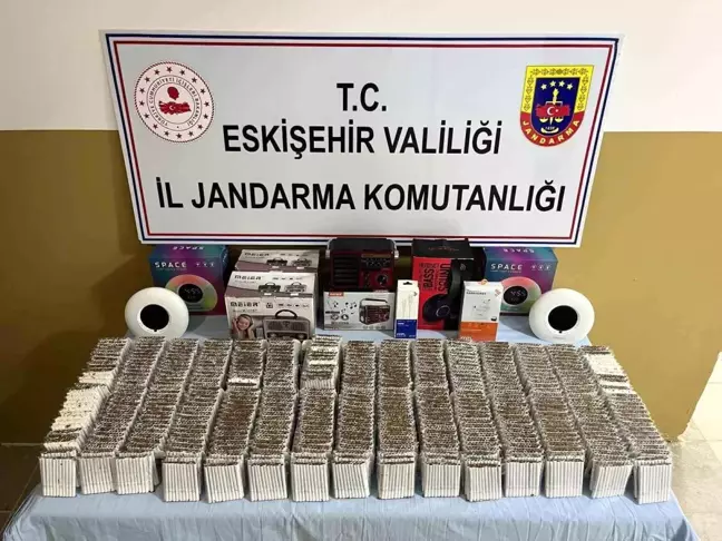 Eskişehir'de Kaçak Sigara Operasyonu: Şüpheli Yakalandı