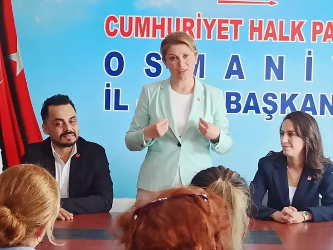 CHP Kadın Kolları Genel Başkanı Asu Kaya Osmaniye'de Partililerle Buluştu