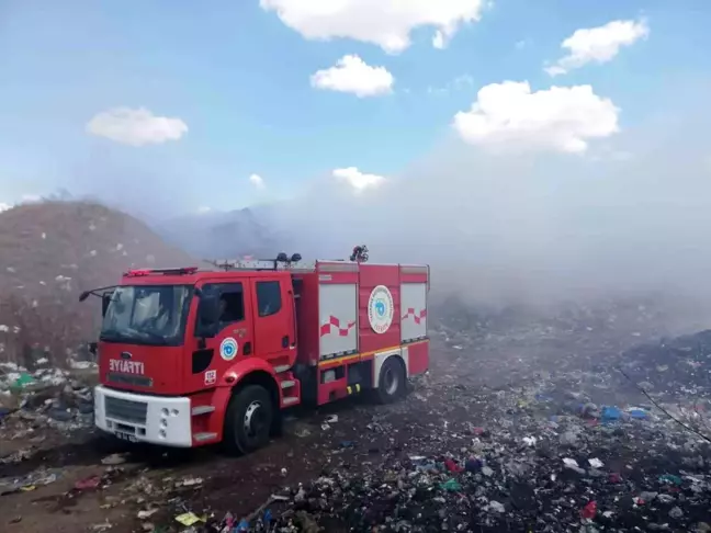 Kırklareli Pehlivanköy'de çöplük alanında çıkan yangın söndürüldü