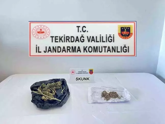 Tekirdağ'da Uyuşturucu Operasyonu: 32 Gram Skunk Ele Geçirildi