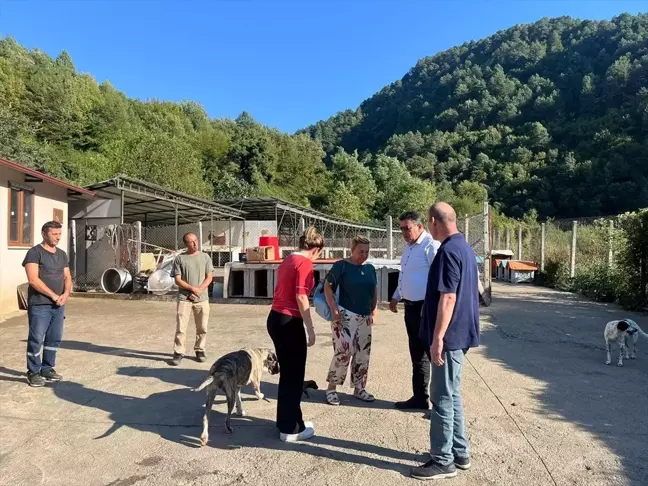 Devrek Belediye Başkanı Sokak Hayvanları Geçici Bakımevi'ni ziyaret etti