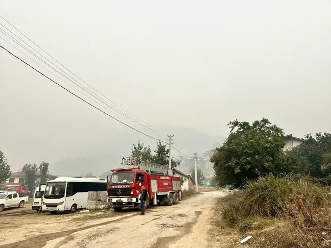 Bolu'da 45 Saattir Devam Eden Orman Yangını Söndürme Çalışmaları