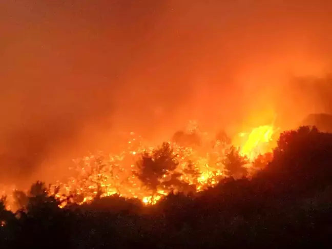 Manisa'da 80 Saattir Devam Eden Yangın