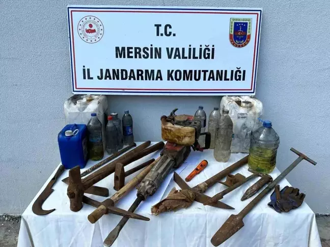 Mersin'de Kaçak Kazı Yapan Şahıs Yakalandı