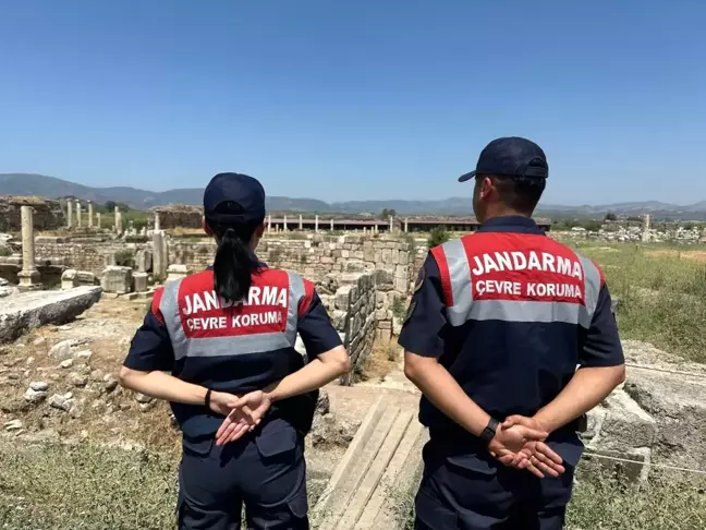 Aydın'da Jandarma Ekipleri Çevre Koruma Çalışmalarına Devam Ediyor