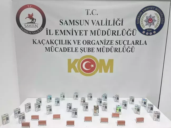 Samsun'da kaçakçılık operasyonunda 2 şüpheli gözaltına alındı