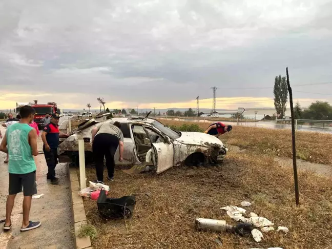 Çorum'un Sungurlu ilçesinde trafik kazası: 4 yaralı