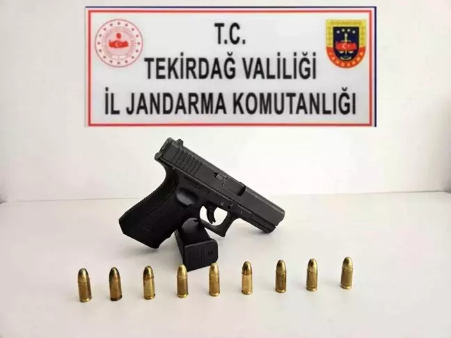 Tekirdağ'da Ruhsatsız Tabanca Operasyonu