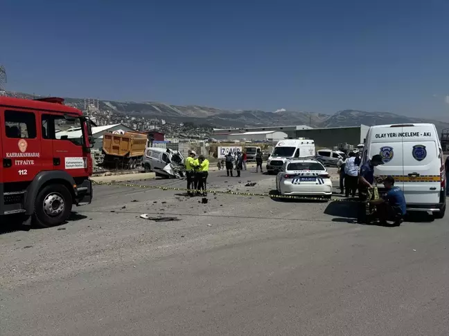 Kahramanmaraş'ta Kamyonla Çarpışan Araç Sürücüsü Hayatını Kaybetti