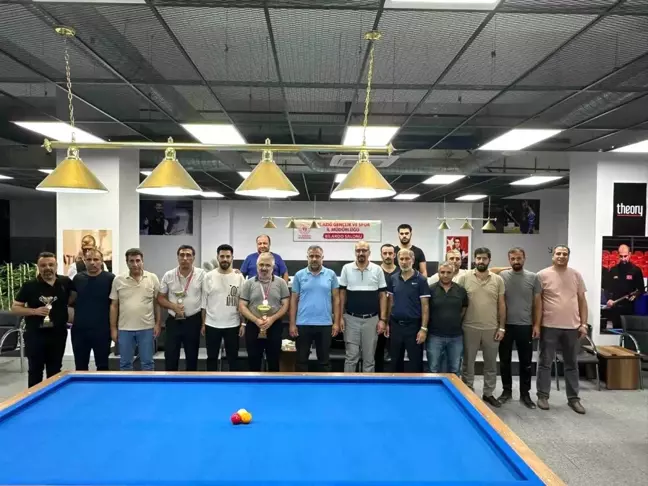 Elazığ'da 2. Etap 3 Bant Bilardo İl Şampiyonası Gerçekleştirildi