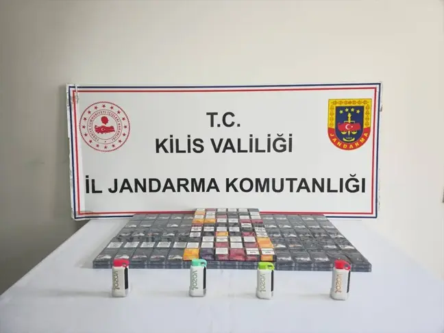 Kilis'te Gümrük Kaçağı Sigara Operasyonu