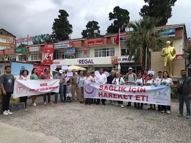 Gerze'de Sağlıklı Beslenme ve Hareketli Yaşam Yürüyüşü