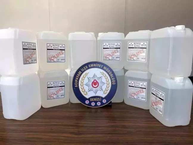 Denizli'de Etil Alkol Kaçakçılığı Operasyonu