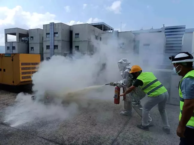 Samsun'da Hastanede Gerçekçi Tatbikat