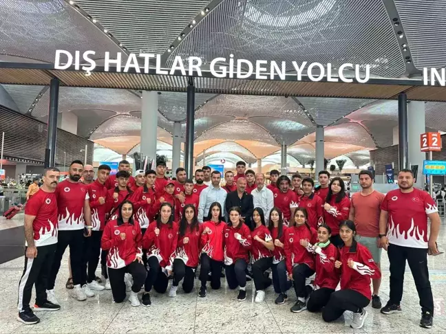 Gençler Muaythai Milli Takımı Tayland'a hareket etti