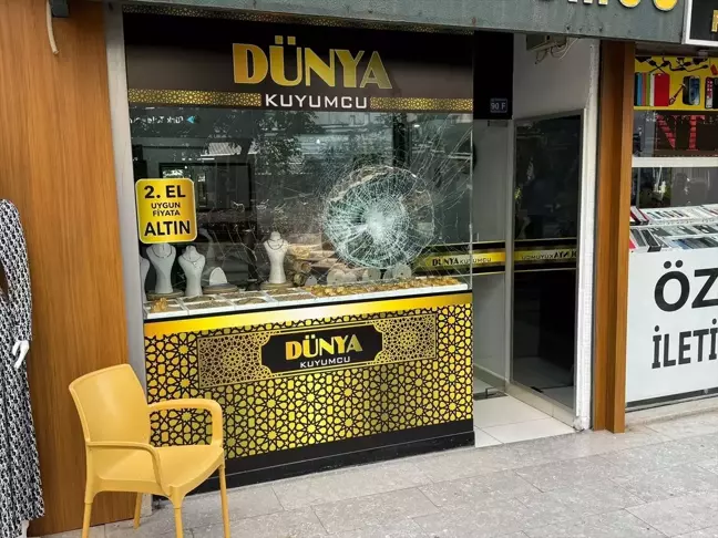 Antalya'da Kuyumcu Soygunu Girişimi