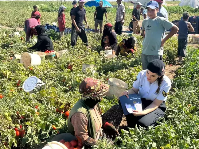 Eskişehir'de mevsimlik tarım işçilerine bilgilendirme yapıldı