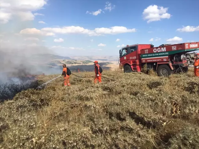 Bingöl'de Merada Çıkan Yangın Kontrol Altına Alındı