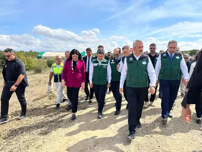 Tarım ve Orman Bakanı Çakmak Barajı'nda İncelemelerde Bulundu