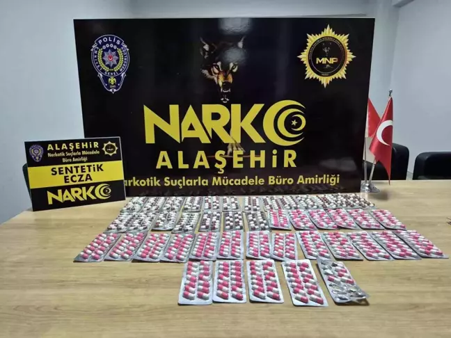 Manisa Alaşehir'de 604 Sentetik Ecza Hapı Ele Geçirildi