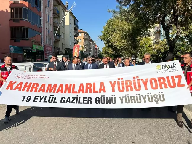 Uşak'ta 19 Eylül Gaziler Günü Coşkuyla Kutlandı