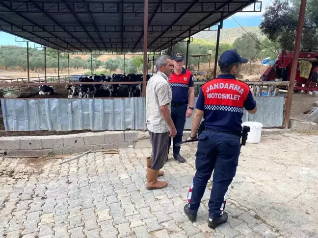 Çine'de Jandarma Hırsızlıklara Karşı Çiftlik Sahiplerini Uyardı