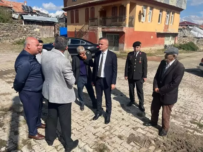 Kaymakam Erkan Minuz Özlü Köyü'nü Ziyaret Etti