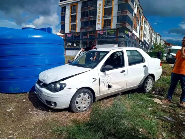 Bafra'da Otomobil Kazası: 1 Yaralı