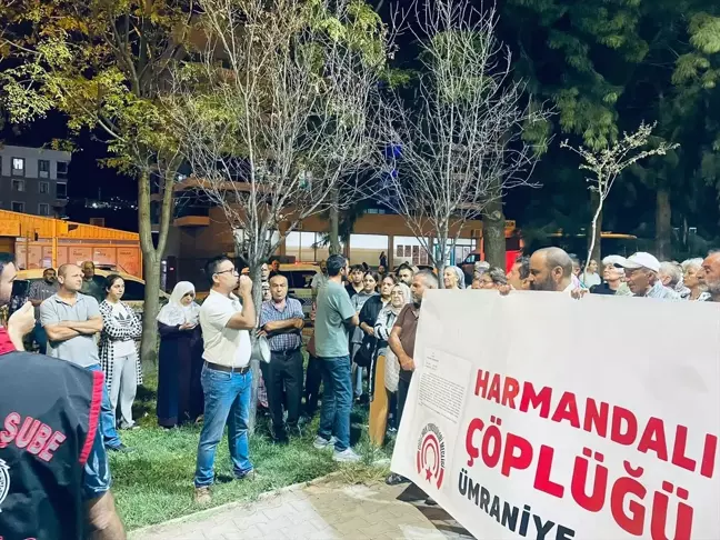 Harmandalı Katı Atık Tesisi Protesto Edildi