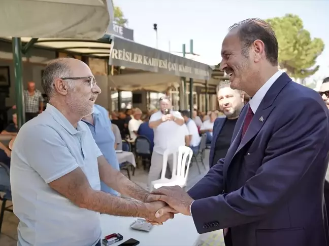 MHP Genel Sekreter Yardımcısı Tamer Osmanağaoğlu Gaziemir'de Muhtarlarla Buluştu