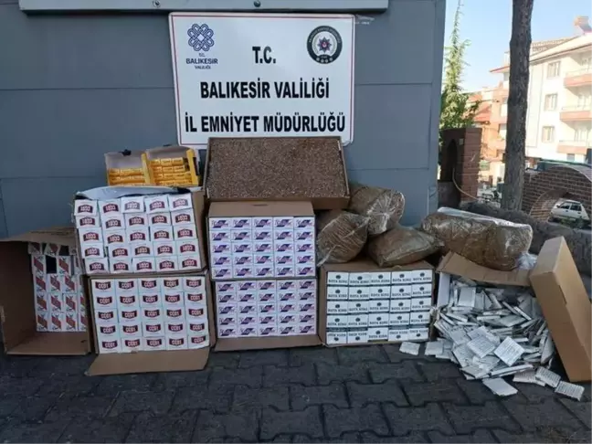 Balıkesir'de Kaçak Sigara Operasyonu: 54 Bin Makaron Ele Geçirildi