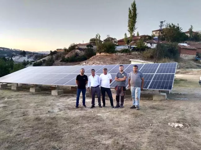 Kutluhallar Köyü'nde Güneş Enerjisi Sistemi Tamamlandı