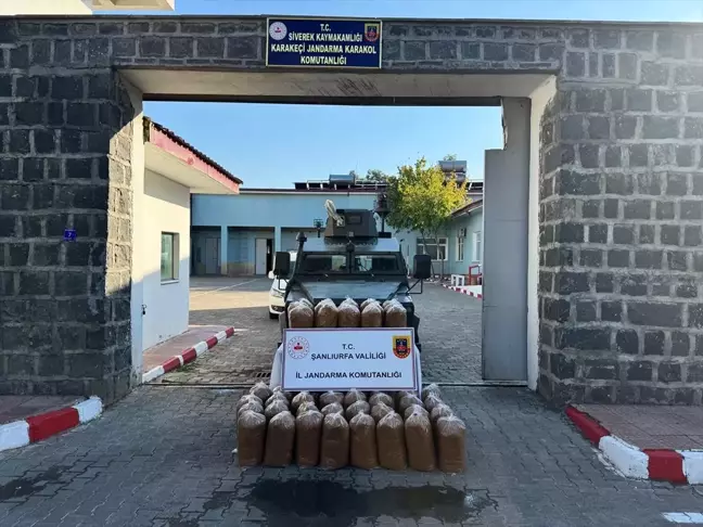 Siverek'te 240 Kilogram Kaçak Tütün Ele Geçirildi