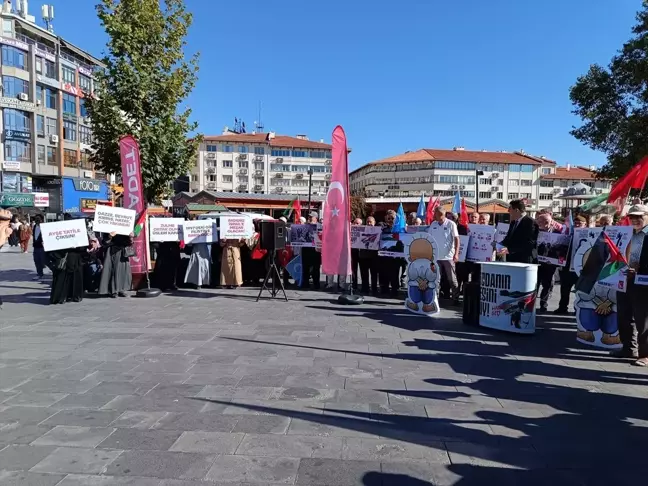 Sivas'ta İsrail'in Saldırılarına Protesto