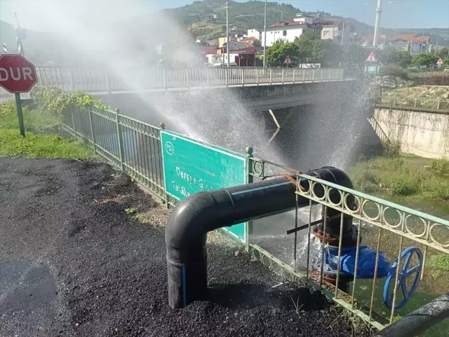 Samsun'da Kaçak İçme Suyu Hattı Kısa Sürede Yenilendi