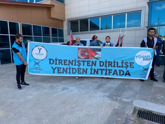 Burdur Üniversitesi'nde Filistin'e Destek Eylemi