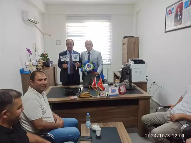 Emekli Öğretmen Ramazan Yıldırım'a Veda Töreni Düzenlendi